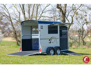Cheval Liberté Maxi 2 Duomax trailer for 2 horses GVW 2600kg tack room saddle - Trailer trasporto cavalli