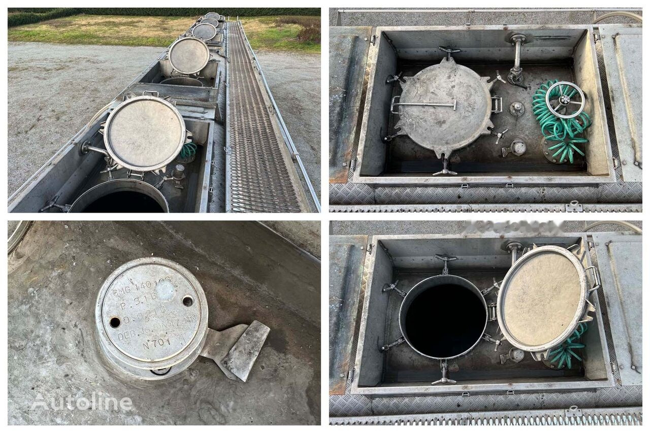 Semirimorchio cisterna per il trasporto di prodotti chimici Adige ADR L4BH 6.450-21.950-6.550LT: foto 8