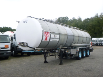 Semirimorchio cisterna per il trasporto di alimenti Burg Food tank inox 30.3 m3 / 1 comp: foto 1