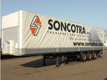 Semirimorchio centinato Schmitz Cargobull S01 BORDWANDSIDER ROTOS DISK LIFT AXLE