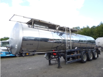Semirimorchio cisterna per il trasporto di alimenti Clayton Food tank inox 23.5 m3 / 1 comp + pump: foto 1