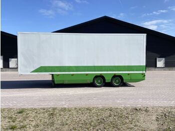 Semirimorchio furgonato Diversen Be oplegger 5.5 ton met laadklep 1000 kg: foto 1