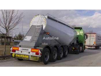 Semirimorchio cisterna per il trasporto di cemento nuovo EMIRSAN 4 Axle Cement Tanker Trailer: foto 1
