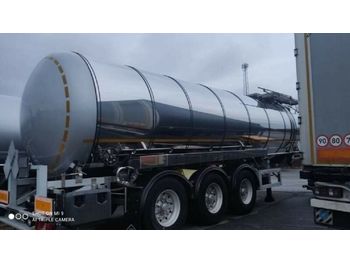 Semirimorchio cisterna per il trasporto di prodotti chimici FELDBINDER TSA 30.3-1 L4BH ADR: foto 1