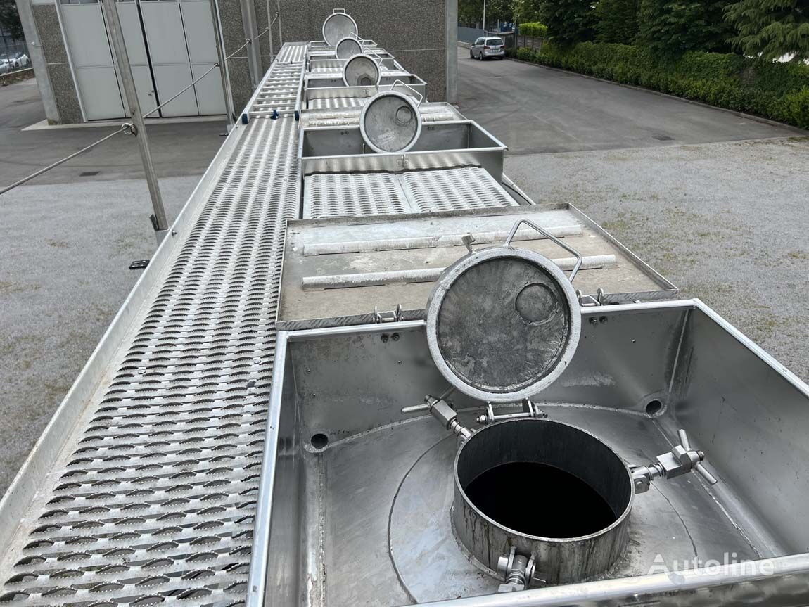 Semirimorchio cisterna per il trasporto di prodotti chimici Feldbinder ADR L4BH MONOSCOMP. 37.500lt: foto 7