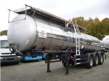 Semirimorchio cisterna per il trasporto di alimenti Feldbinder Food tank inox 23 m3 / 1 comp: foto 1