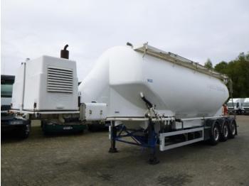 Semirimorchio cisterna per il trasporto di farina Feldbinder Powder tank alu 40 m3 + engine/compressor: foto 1