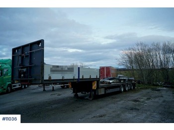 Semirimorchio pianale ribassato HRD Jumbosemi trailer with frame set, driving ramps and 6m extension: foto 1