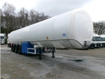 Semirimorchio cisterna per il trasporto di gas Indox Low-pressure LNG gas tank inox 56.2 m3 / 1 comp: foto 2