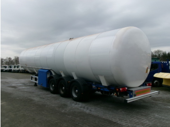 Semirimorchio cisterna per il trasporto di gas Indox Low-pressure LNG gas tank inox 56.2 m3 / 1 comp: foto 3