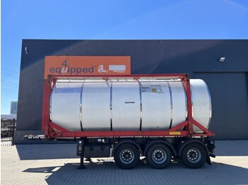 Semirimorchio cisterna LAG 20FT ADR (EX/II, EX/III, FL, AT) chassis + 20FT SB Tankcontainer 30.856L with electrical heating: foto 1