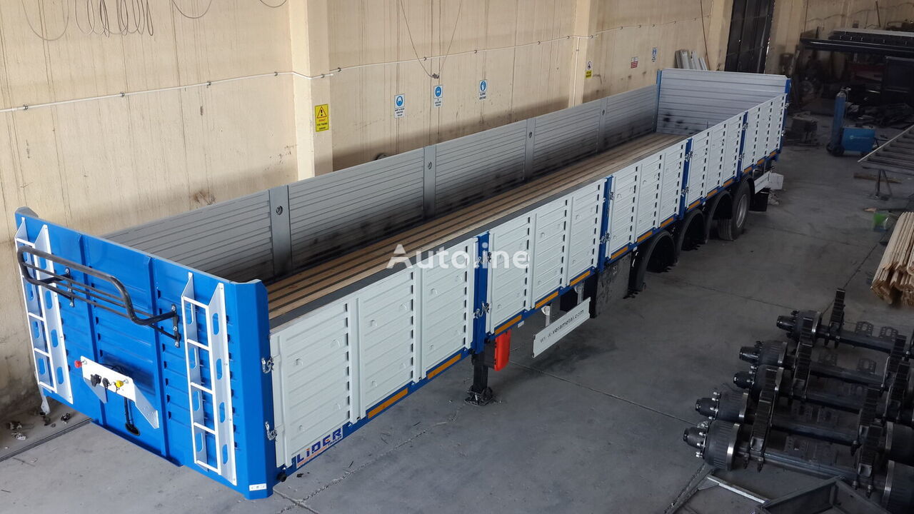Semirimorchio cassonato/ Pianale nuovo LIDER 2023 Model NEW trailer Manufacturer Company READY: foto 12