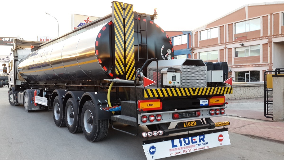 Semirimorchio cisterna per il trasporto di bitume nuovo LIDER 2024 MODELS NEW LIDER TRAILER MANUFACTURER COMPANY: foto 3