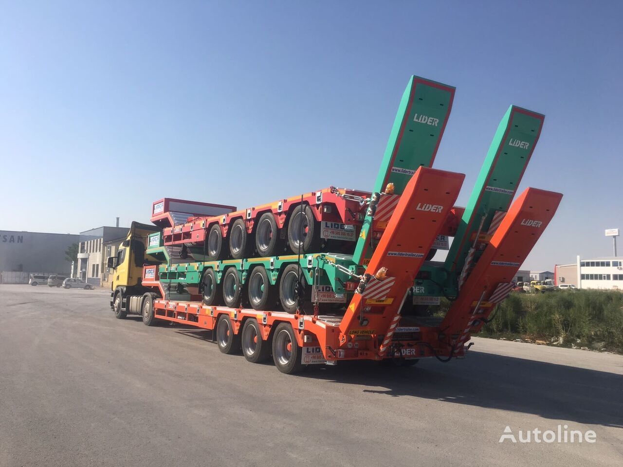 Semirimorchio pianale ribassato nuovo LIDER TRAILER  -ENES GROUP NEW remorque surbaissée 2024 YEAR (MANUFACTURER COMPANY): foto 2