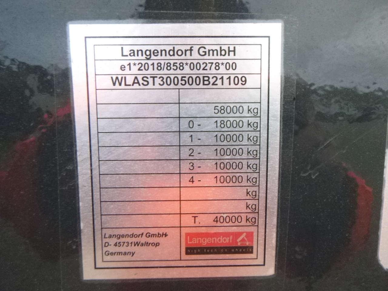 Semirimorchio pianale ribassato nuovo Langendorf 3-axle semi-lowbed trailer 48T ext. 13.5 m + ramps: foto 28