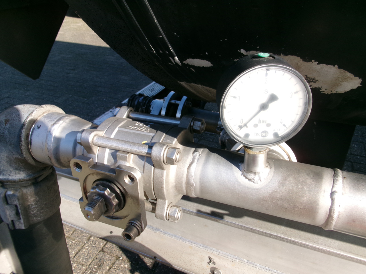 Semirimorchio cisterna per il trasporto di bitume Magyar Bitumen tank inox 32 m3 / 1 comp + ADR: foto 9