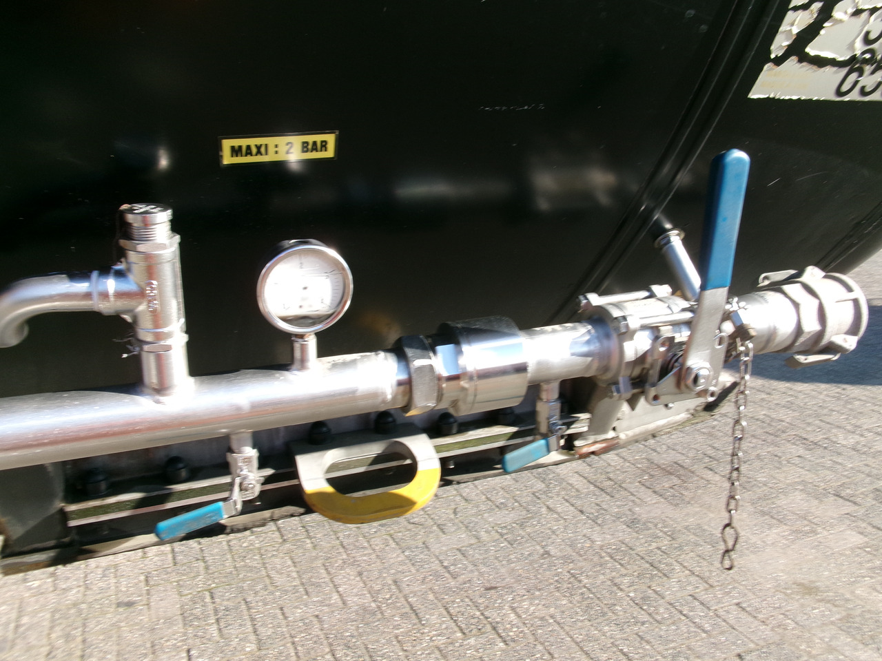 Semirimorchio cisterna per il trasporto di bitume Magyar Bitumen tank inox 32 m3 / 1 comp + ADR: foto 10