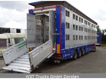 Semirimorchio trasporto bestiame Michieletto 3 Stock  Vollausstattung Hubdach: foto 1