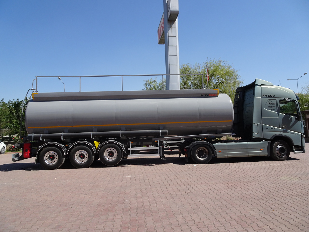 Semirimorchio cisterna per il trasporto di prodotti chimici nuovo NURSAN Slurry Tanker: foto 4