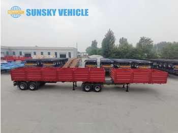 Semirimorchio cassonato/ Pianale per il trasporto di container nuovo SUNSKY superlink trailer for sale: foto 5