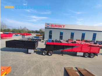 Semirimorchio cassonato/ Pianale per il trasporto di container nuovo SUNSKY superlink trailer for sale: foto 4