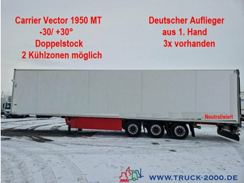 Schmitz Cargobull Carrier 1950 -2 Kühlzonen -Trennwand Doppelstock - Semirimorchio frigorifero: foto 1