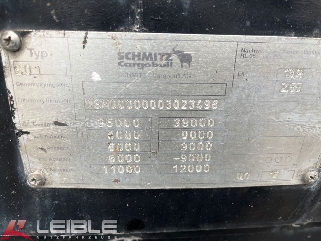 Semirimorchio centinato Schmitz Cargobull SCS 24/L-13.62 EB*Zertifikat Code XL*SAF m.Disc*: foto 17