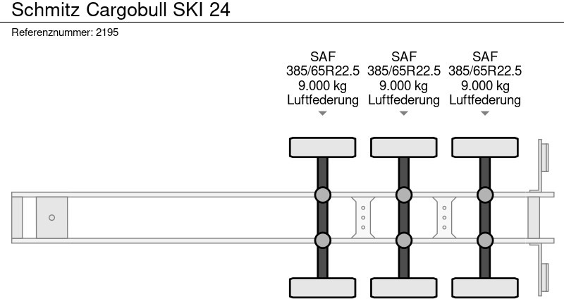 Semirimorchio ribaltabile Schmitz Cargobull SKI 24: foto 17