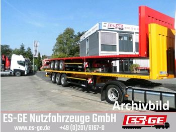 Semirimorchio cassonato/ pianale Kögel 3-Achs-Sattelanhänger mit Rungen
