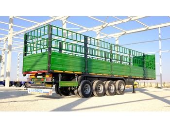 Semirimorchio cassonato/ pianale LIDER 2022 MODEL NEW LIDER TRAILER DIRECTLY FROM MANUFACTURER FACTORY
