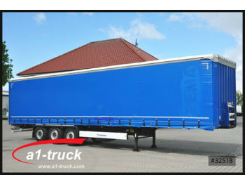 Semirimorchio centinato Krone SD Tautliner SAF-Achse, Steckrungen,