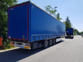 Semirimorchio centinato Krone Tautliner SD Sattelaufleger Edscha