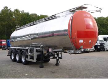Clayton Food (milk) tank inox 32.5 m3 / 1 comp - Semirimorchio cisterna