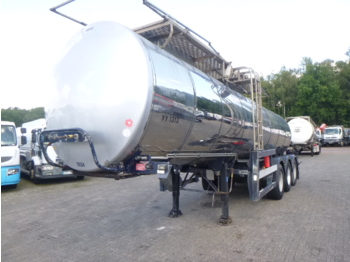 Clayton Food tank inox 23.5 m3 / 1 comp - Semirimorchio cisterna