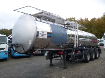 Clayton Food tank inox 23.5 m3 / 1 comp + pump - Semirimorchio cisterna