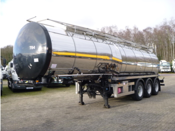 Clayton Heavy oil / bitumen tank inox 30 m3 / 1 comp + pump - Semirimorchio cisterna