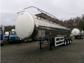 Crossland Food tank inox 35 m3 / 1 comp + pump - Semirimorchio cisterna