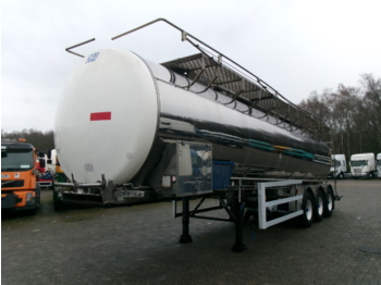 Crossland Food tank inox 35 m3 / 1 comp + pump - Semirimorchio cisterna