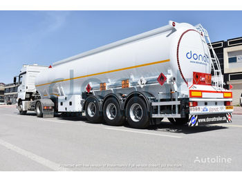 DONAT Aluminum Fuel Tanker with Bottom Loading - Semirimorchio cisterna