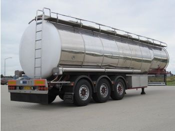 Dijkstra 38.000 L, 1 comp., insulated, pressure, heating - Semirimorchio cisterna