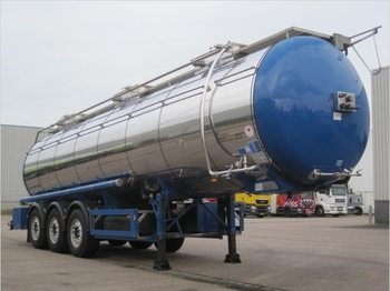 Feldbinder 32.000 l., 3 comp.+ Webasto, weight: 6.750 kg. - Semirimorchio cisterna