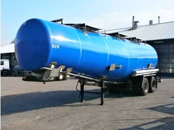 Maisonneuve Chemical tank Inox 31m3 / 3 comp. - Semirimorchio cisterna