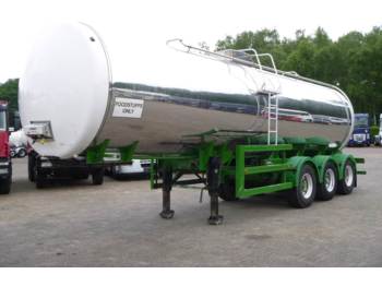 Massey / Crossland Food (milk) tank inox 30 m3 / 1 comp - Semirimorchio cisterna