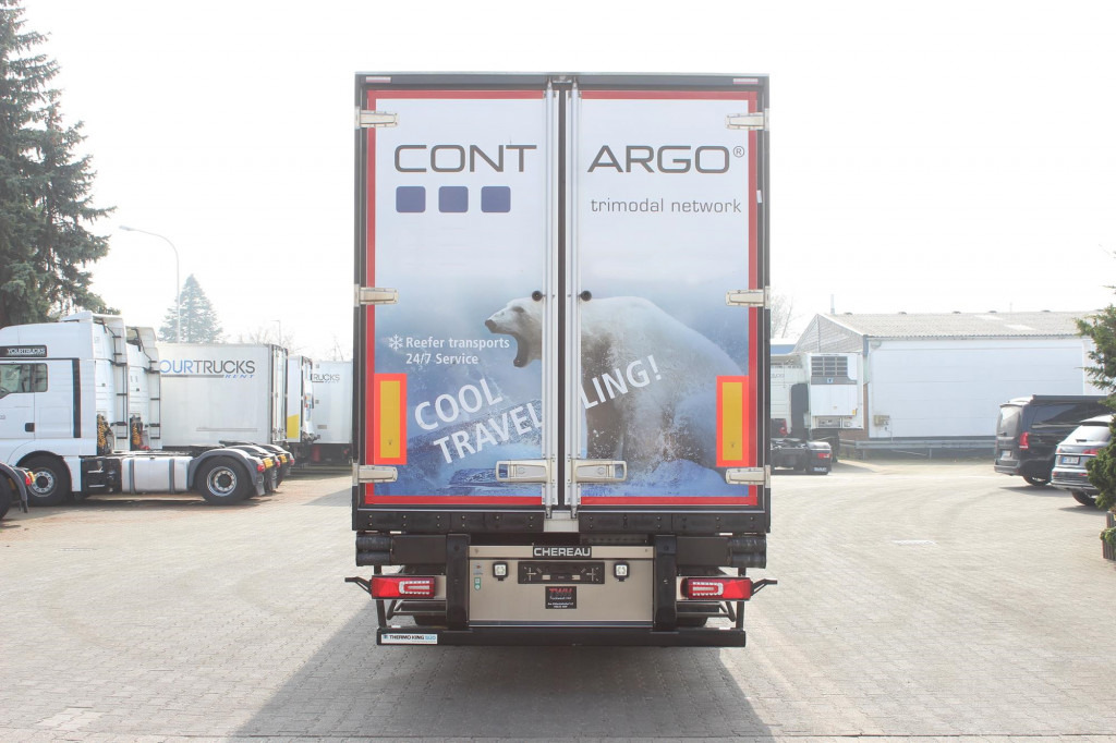 Semirimorchio frigorifero Chereau Thermo King Advancer A400 DS Strom Blumen SAF
