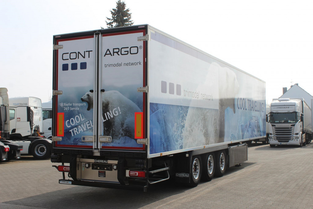 Semirimorchio frigorifero Chereau Thermo King Advancer A400 DS Strom Blumen SAF