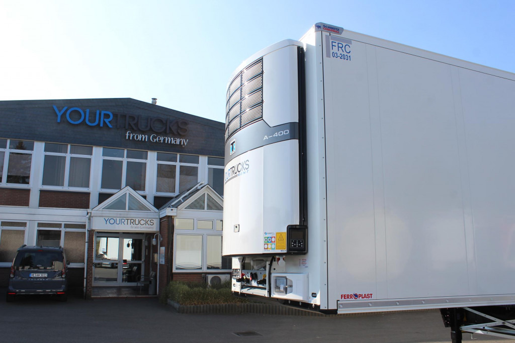 Semirimorchio frigorifero SCHMITZ Thermo King Advancer A400 DS Strom Blumen LBW