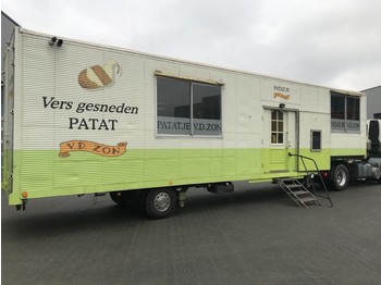 Netam-Fruehauf Foodtruck / Mobiel Cafetaria -Lunchroom / Food Truck (B/E rijbewijs) inclusief DAF trekker - Semirimorchio furgonato