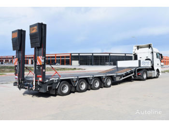 DONAT 4 axle Lowbed Semitrailer with lifting platform - Semirimorchio pianale ribassato