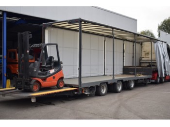 ESVE Forklift transport, 9000 kg lift, 2x Steering axel - Semirimorchio pianale ribassato