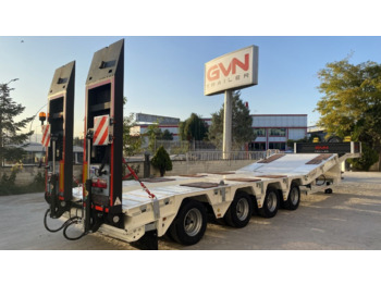 GVN TRAILER 4 Axle Hydraulic Platform Lowbed - Semirimorchio pianale ribassato